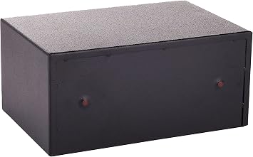 SentrySafe Black Steel Safe with Card Swipe Reader and Digital Keypad Lock, Small Safe with Interior Lighting and Bolt Down Kit, 0.41 Cubic Feet, H060ES