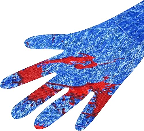 Miniatura 5 de QURIE Disfraz de monstruo de terror para niños, disfraz de Halloween para cosplay, máscara de miedo