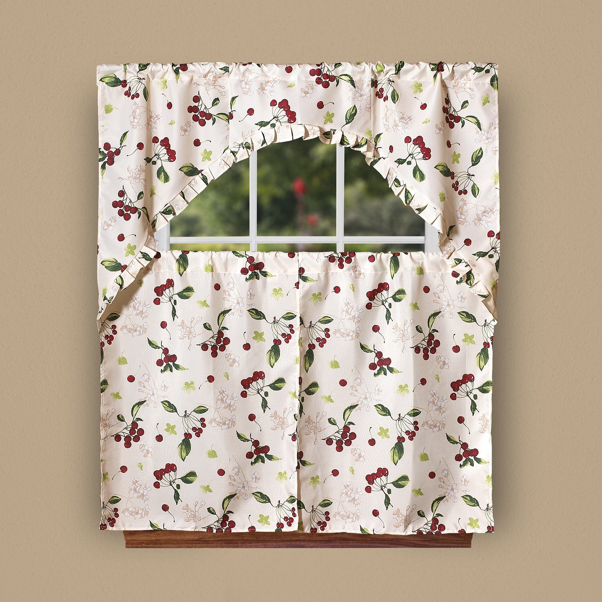 Cherry Curtains Kitchen Curtains & Drapes 2023