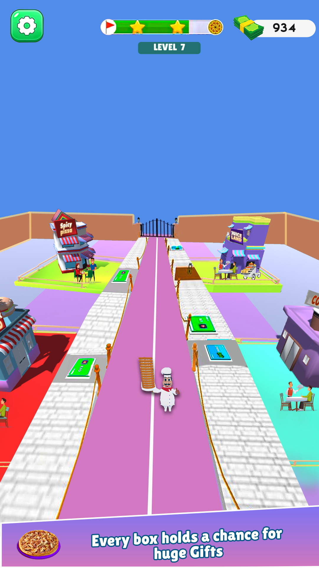 I want pizza stack runner 3d Kids cooking game (Spicy pizza Game