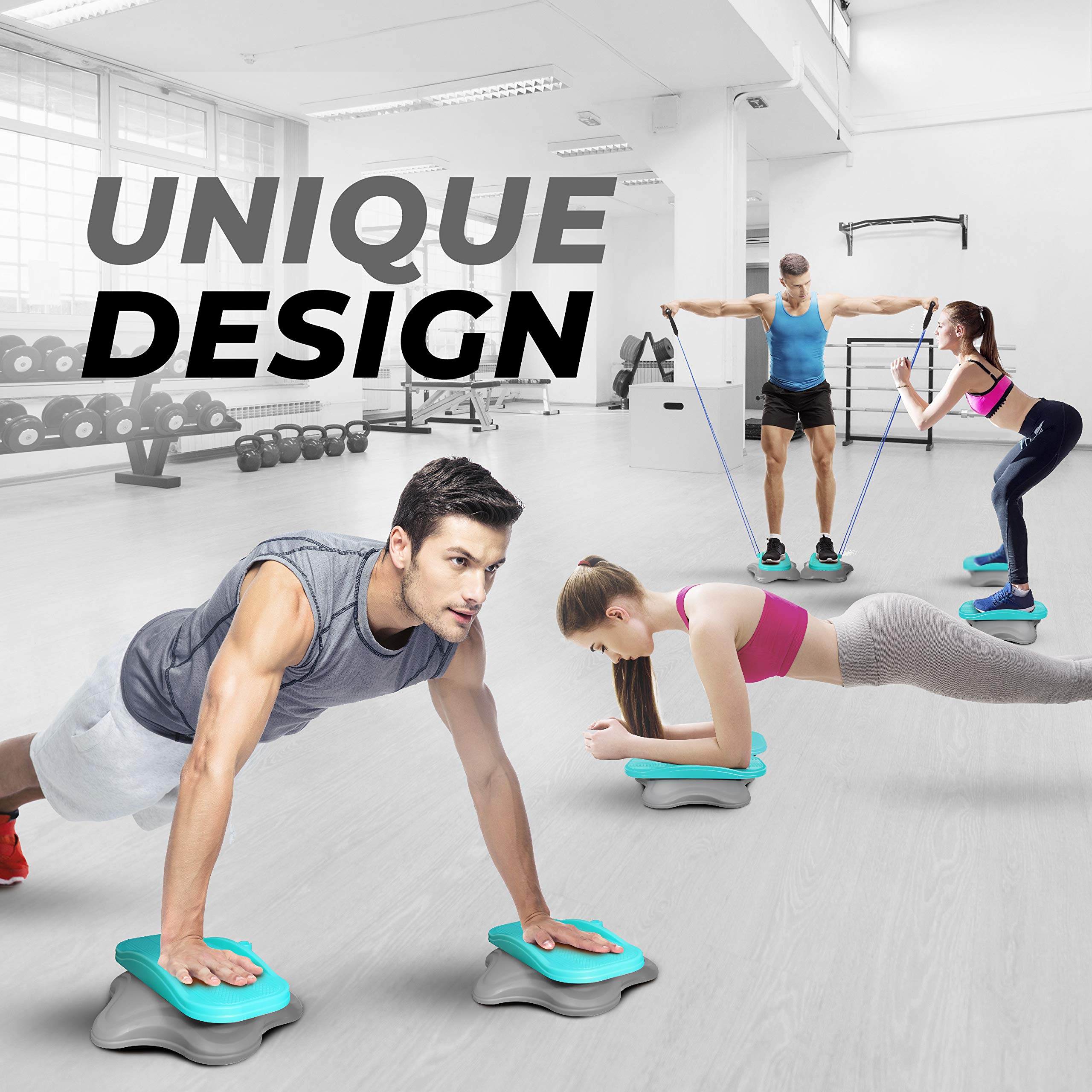 Yes4All Twist Waist Disc - Fitness Waist Twister der Neuen Generation Fitness Taillentwister, Fitness Waist Twist Disc für Multifunktions Fußsohle Fitnessgeräte für Zuhause, Abnehmen Sportgeräte