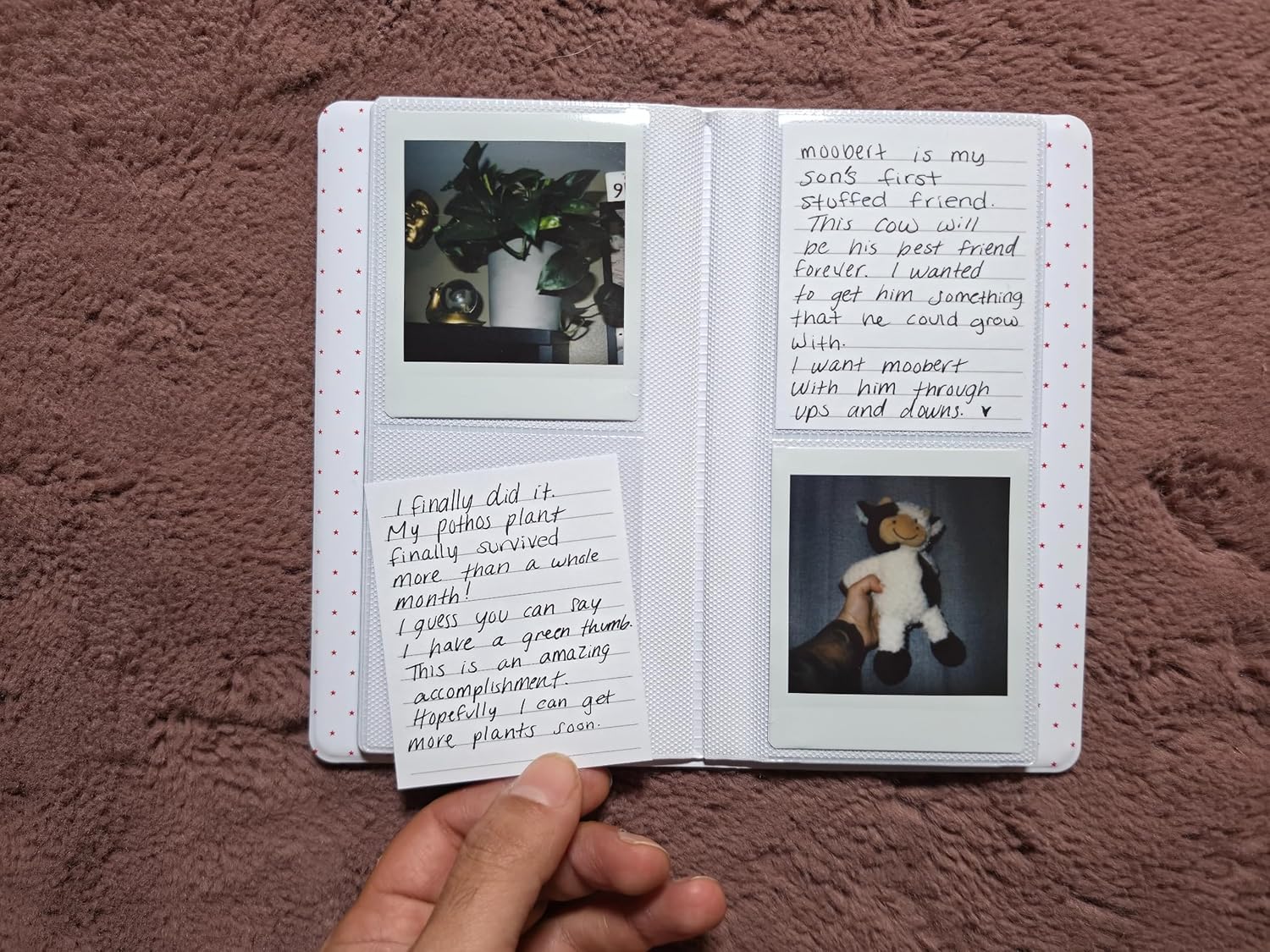 Custom Lined Notecard Inserts Designed for Polaroid & Fujifilm Instax Albums – Premium 250gsm Thick Journal Cards (50 Pack) (Fujifilm Instax Square)