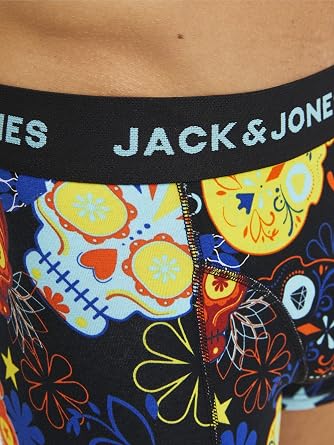JACK & JONES Jacnew WB Trunks 3 Pack Bxer Men (Pack of 3)