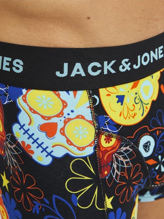 JACK & JONES Jacnew WB Trunks 3 Pack Bxer Men (Pack of 3)