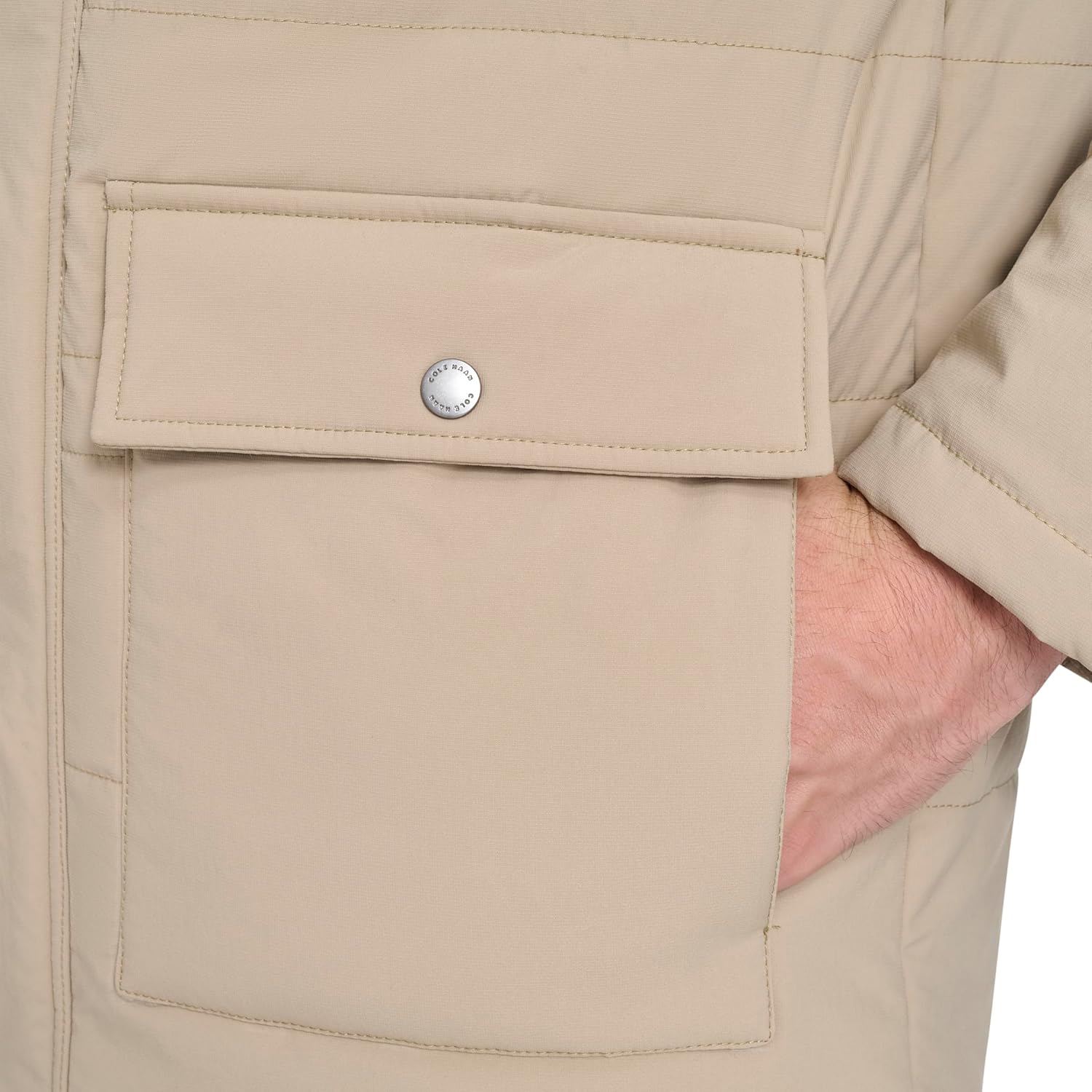 Cole Haan Men's Stretch Quilt Everyday Jacket - Image 7