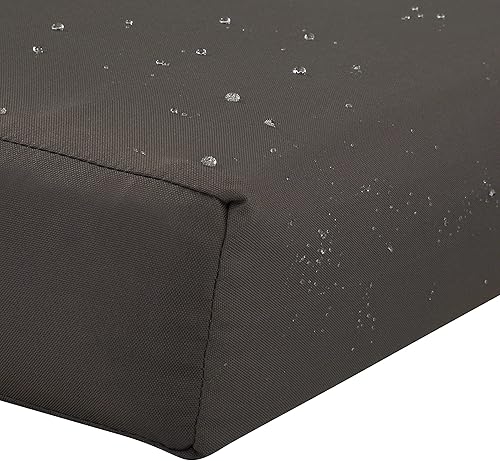 Miniatura 63 de Classic Accessories Ravenna - Cojín cuadrado para patio de 25 x 25 x 5 pulgadas, resistente al agua, con funda, para sillón de descanso, hongo