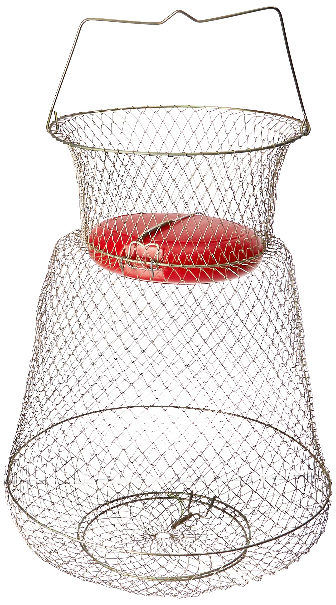 KUFA Deportes Flotante, galvanizado – Cesta de Pescado, Dorado, Medium/13 x 18 "