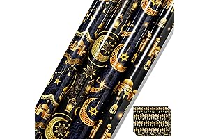 Ramadan Mubarak Gift Wrap Papers for Eid Al-Fitr, Eid Al-Adha, Muslim Holidays