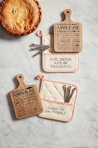 Mud Pie Eat Drink Pot Holder and Paddle Board