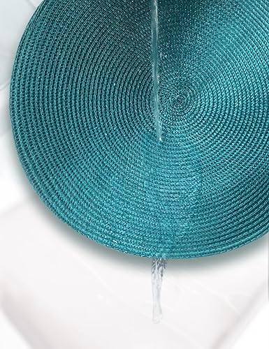 Miniatura 6 de HODJOY Juego de 6 manteles individuales redondos, manteles individuales para mesas de comedor en interiores y exteriores, lavables tejidos