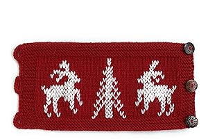 Cable Knit French Press Cozy Christmas Tree Deer Teapot Cover