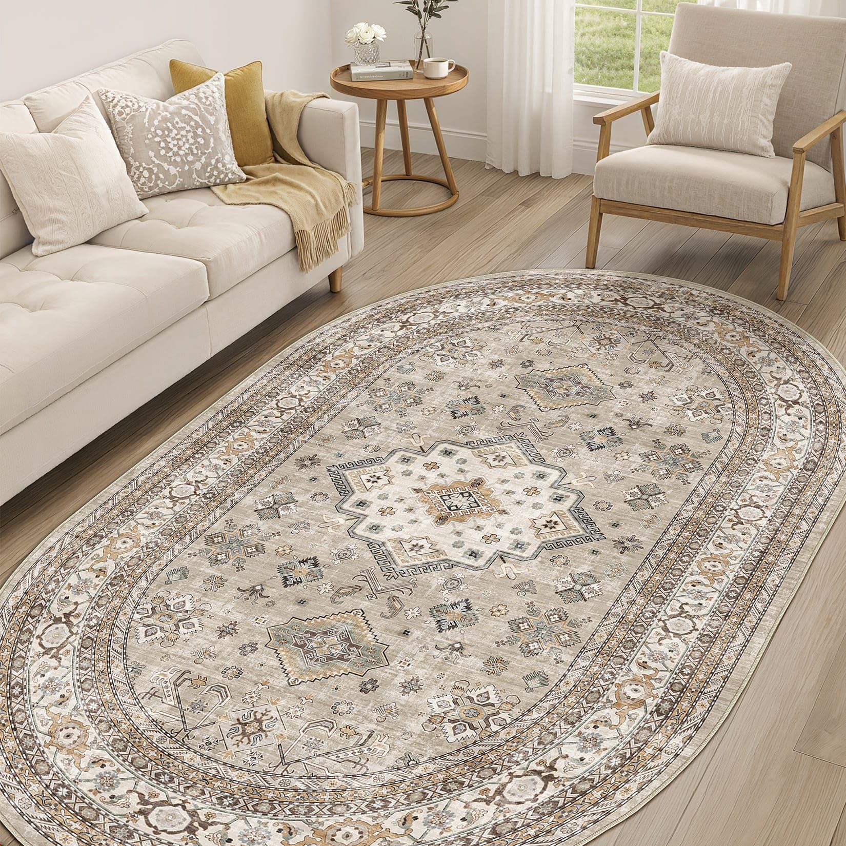 Photo 1 of cotiled 5' x 8' Oval Area Rug