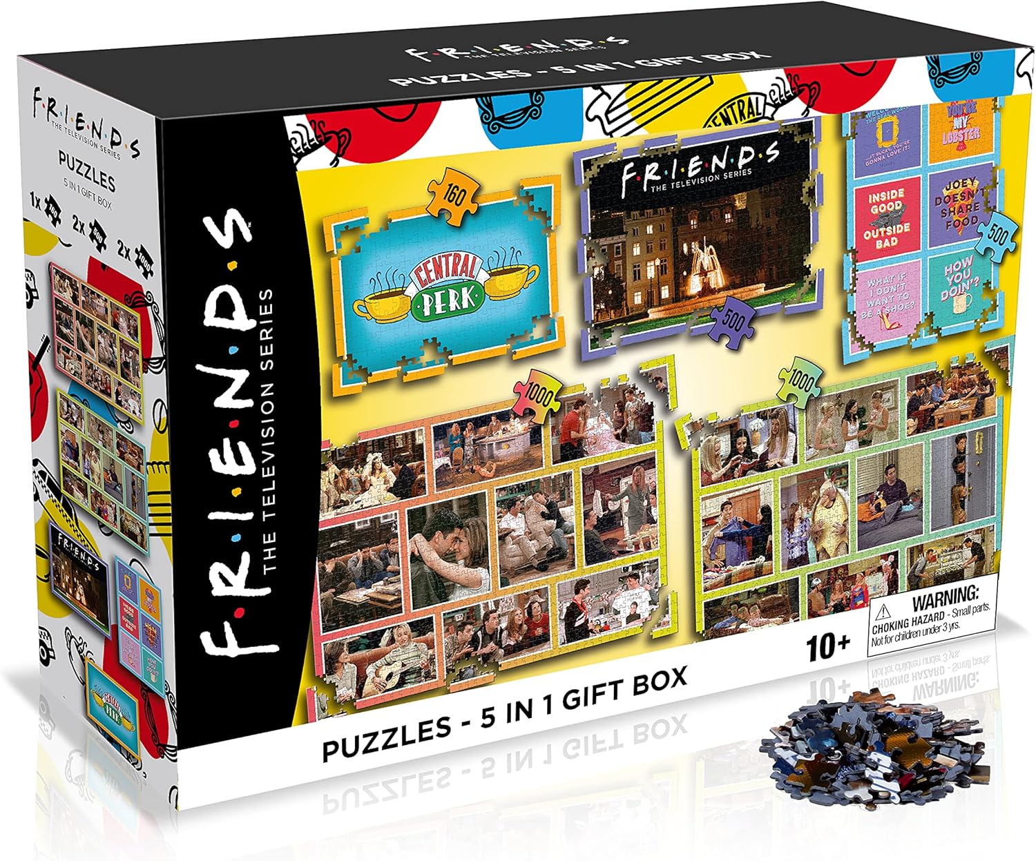 Puzzles WM01916ML14 Friends TV Series 5 in 1 Jigsaw Game BigaMart