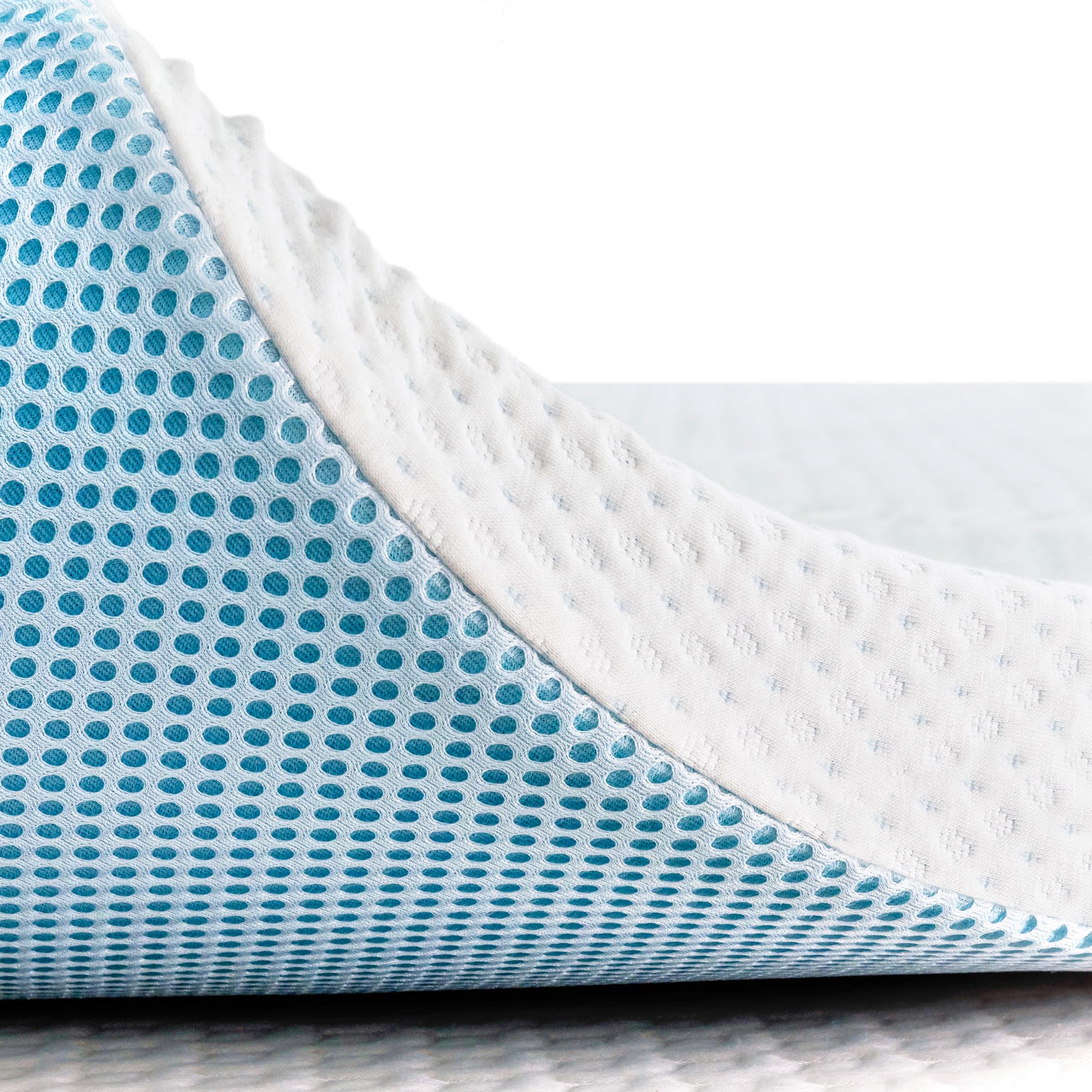 Hokway 7.5cm Double Memory Foam Mattress Topper, Soft and Cooling Gel-Infused Bed Topper,C...