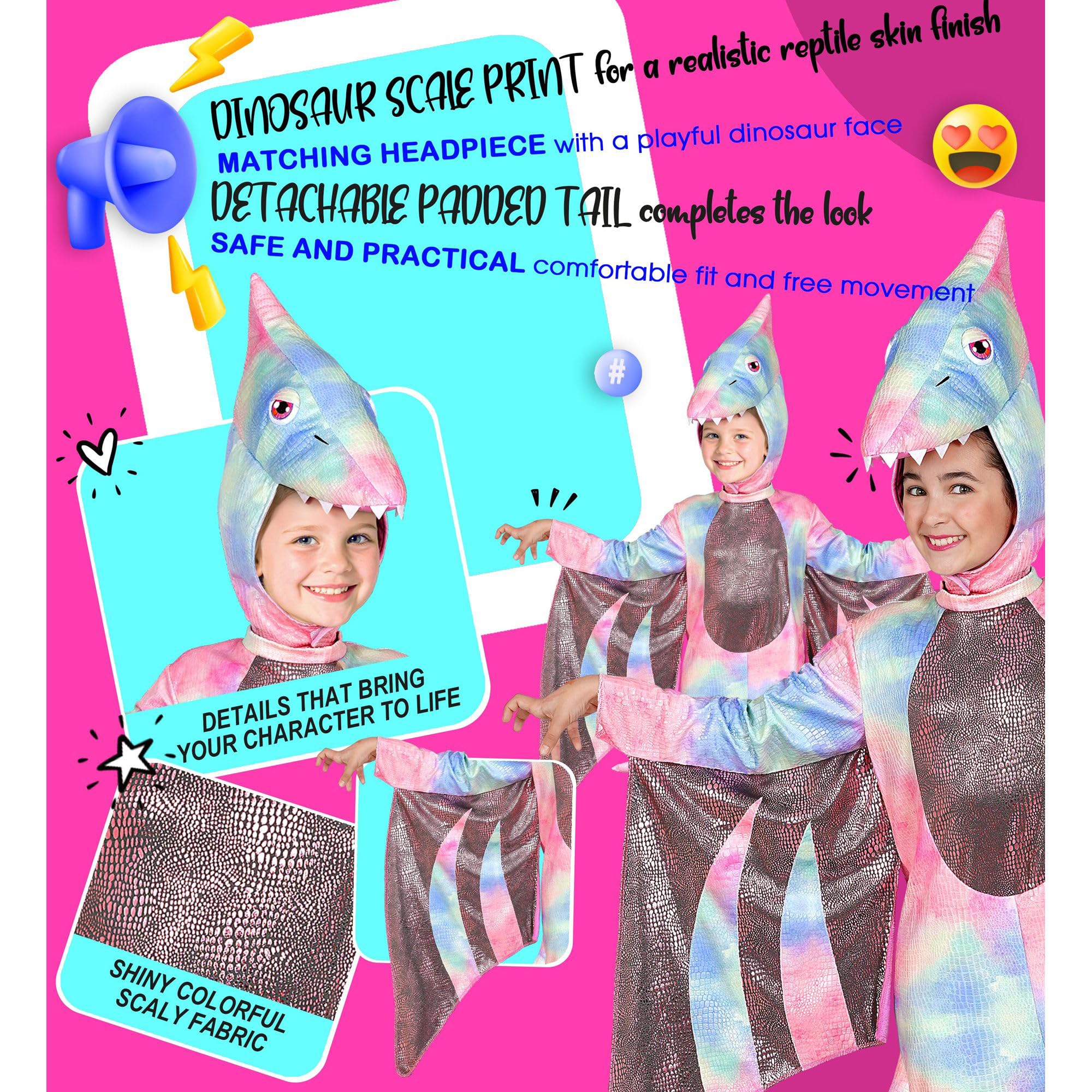 W WIDMANN MILANO Party Fashion - Dino kostium dla dzieci