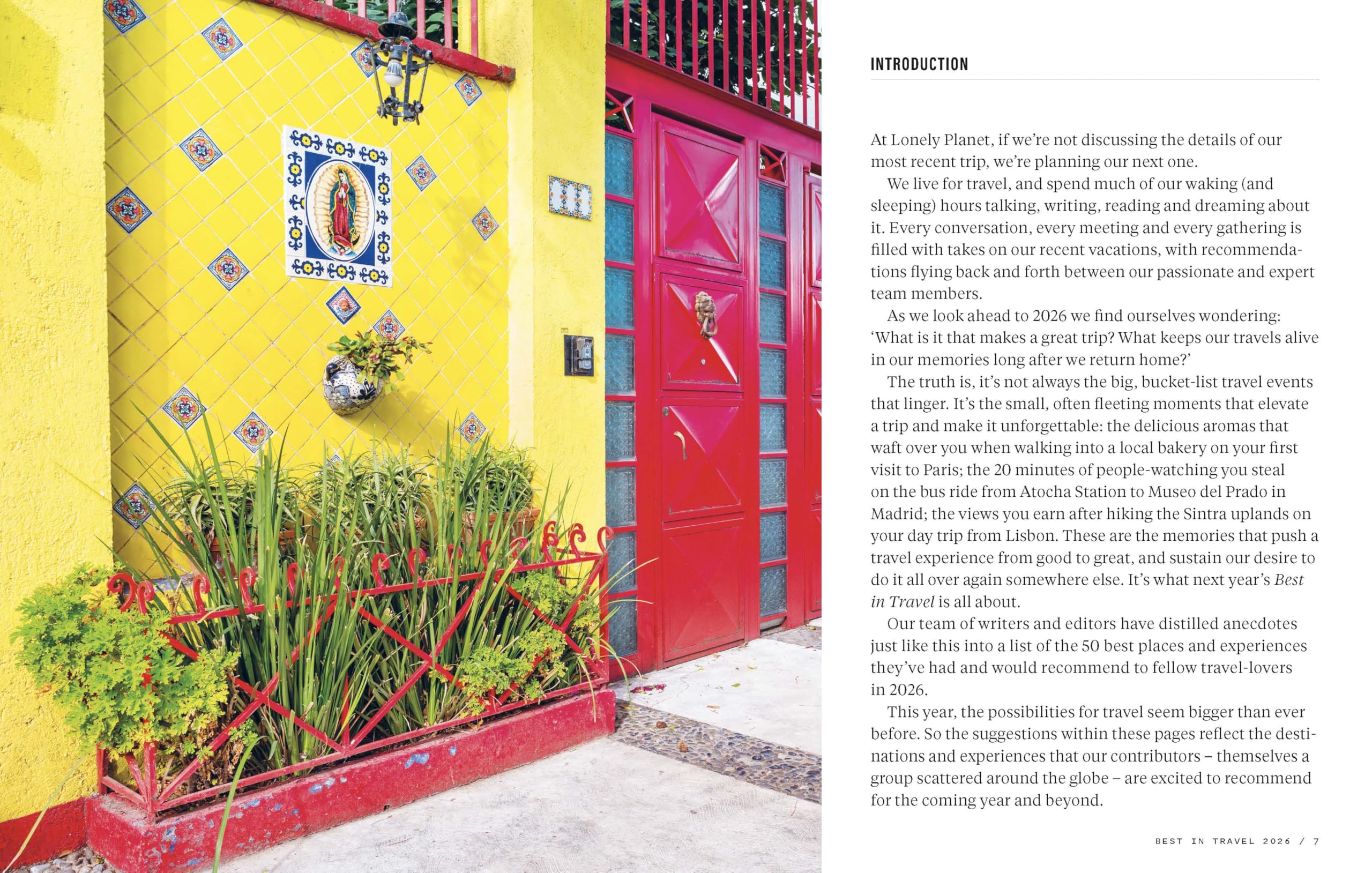 Lonely Planet's Best in Travel 2026 -anglais-: A Year's Worth of Travel Inspiration | Brand New Top 25 Places & Experiences | Trip Planning Tips & Advice