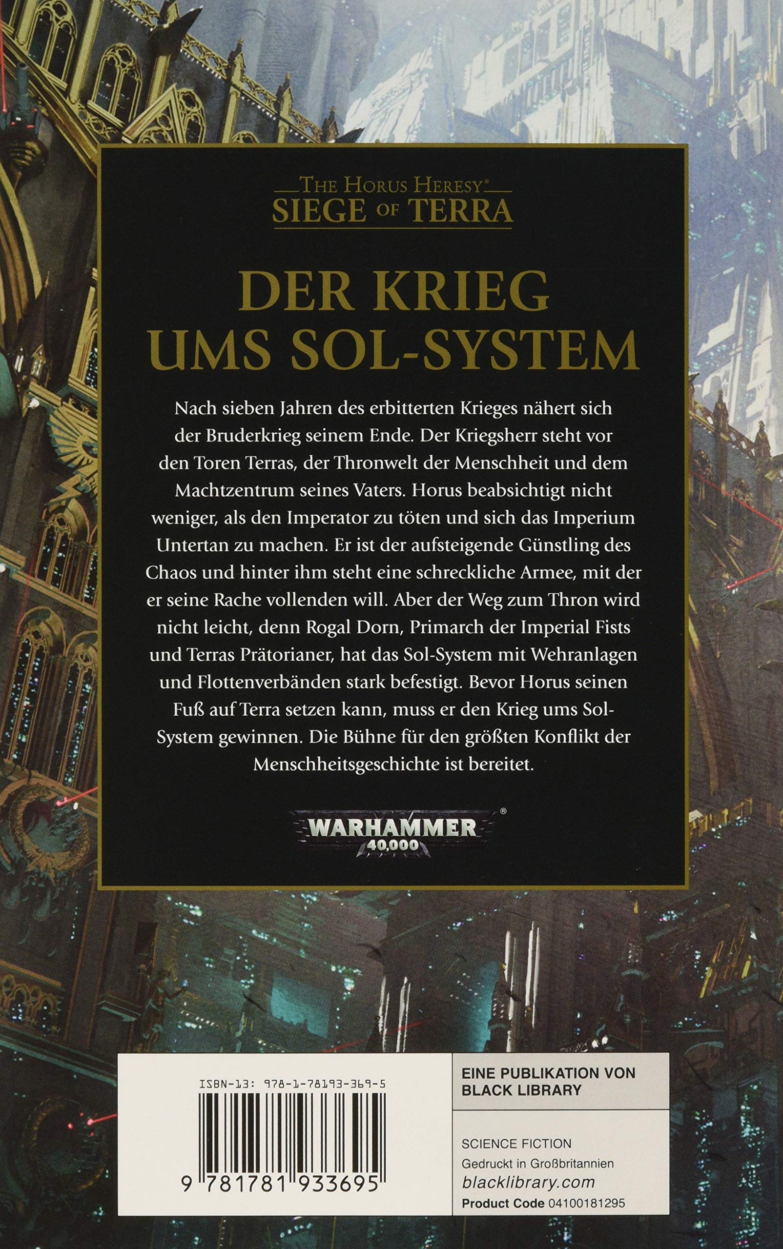 Der Krieg ums Sol-System: The Horus Heresy - Siege of Terra