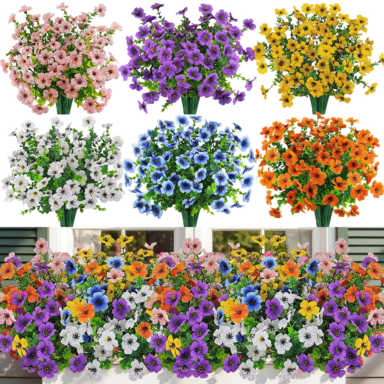 Plantes artificielles plastique resistant UV contre decoloration