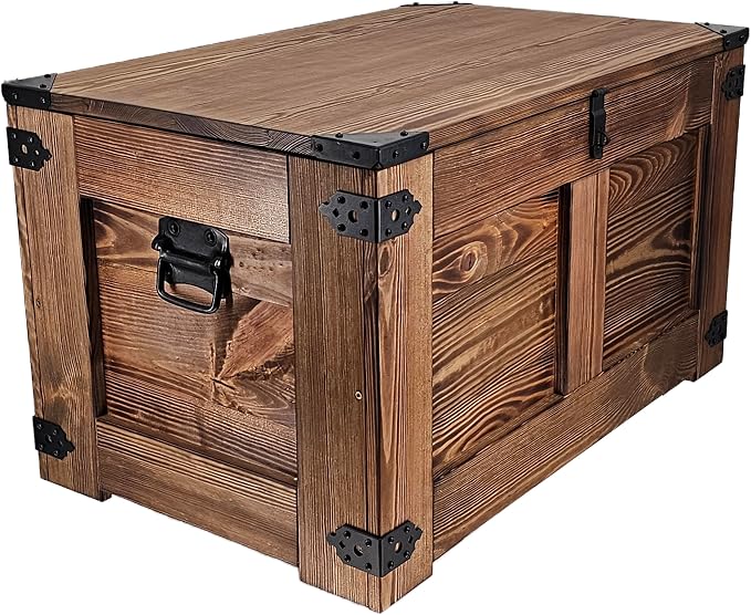Creative Cooper Boîte en bois Coffre au trésor Wengé 77x49x45 cm Analyse Complète