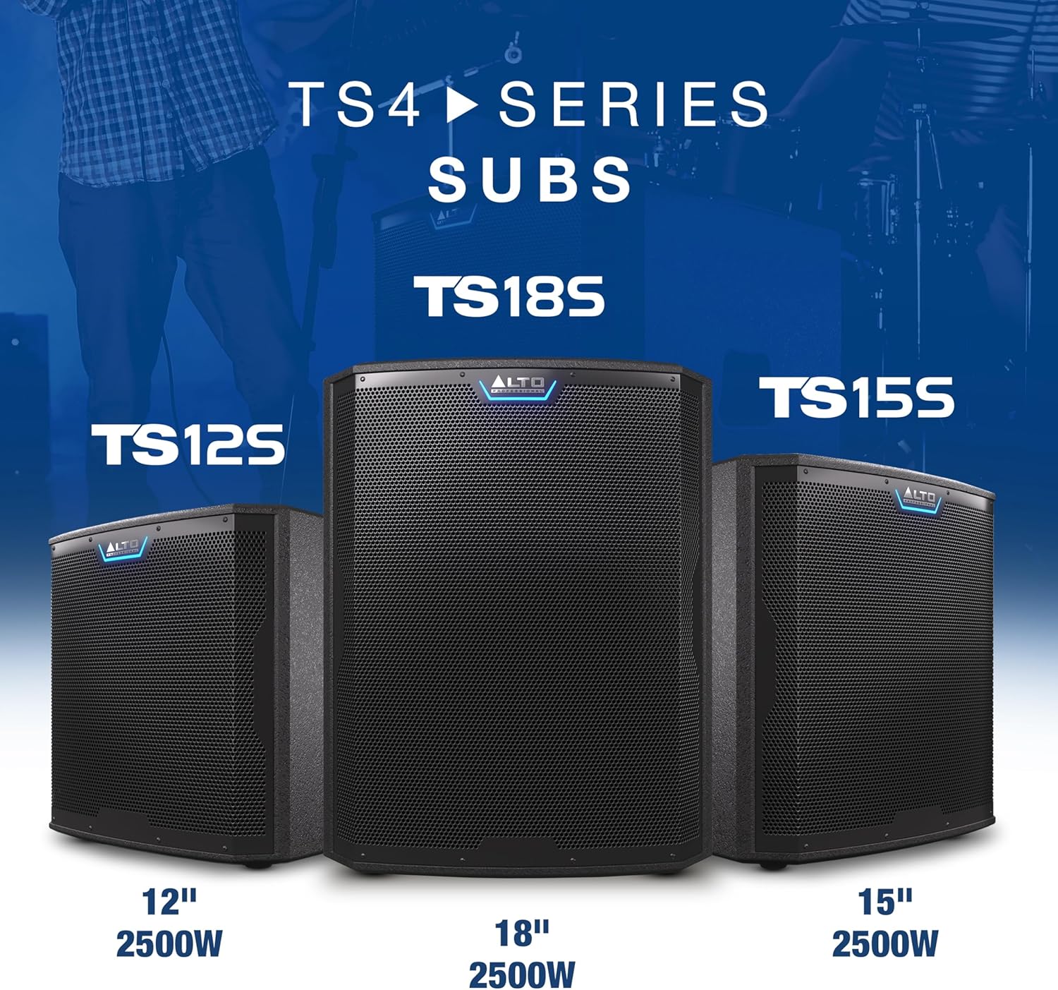 ALTO TS18S 2500W 18" Subwoofer, Powered PA Speaker with 6 Selectable DSP Modes, Easy Setup, 137 dB, 3" Voice Coil, Superior Bass - Image 4