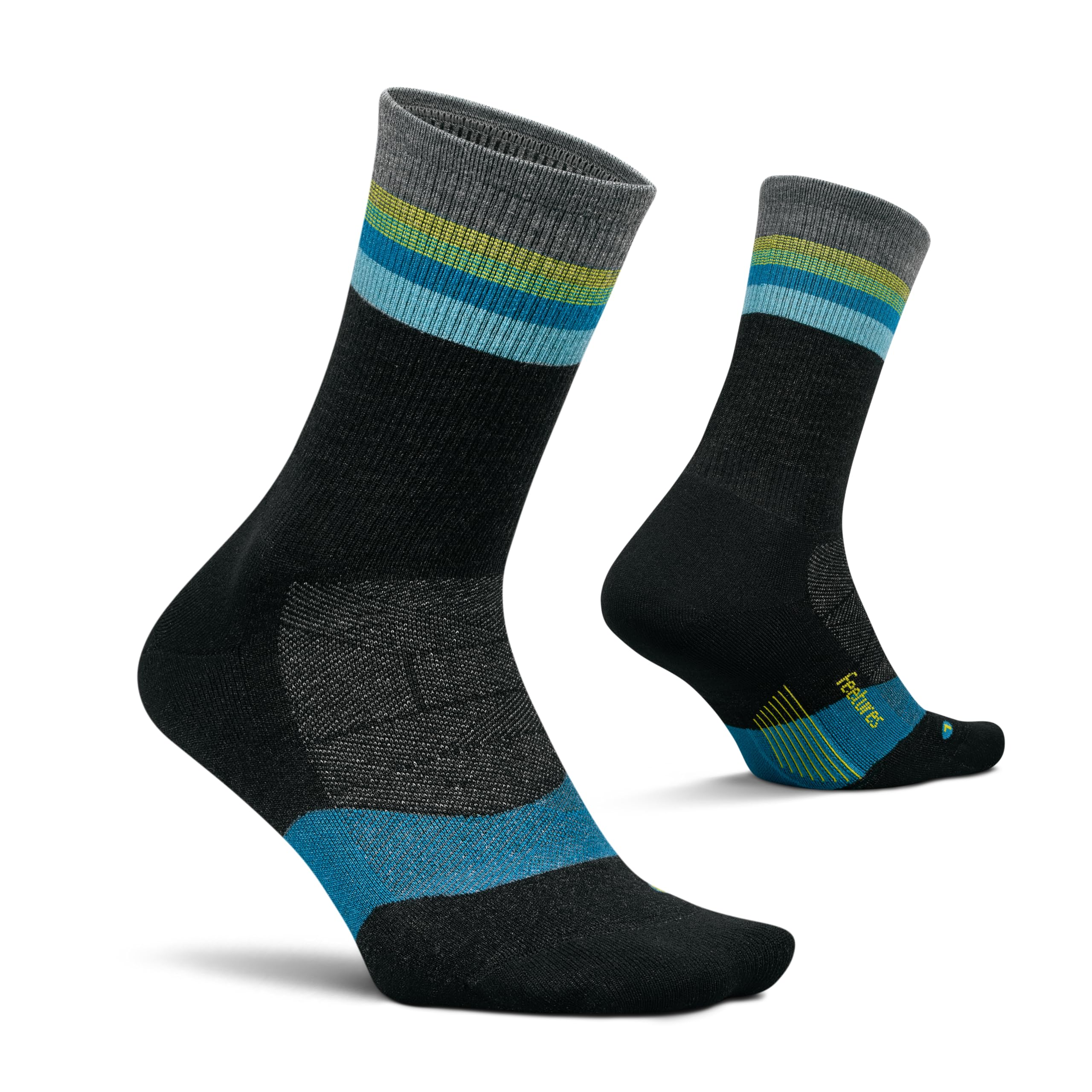 Feetures Merino 10 Max Cushion Merino Wool Quarter Sock