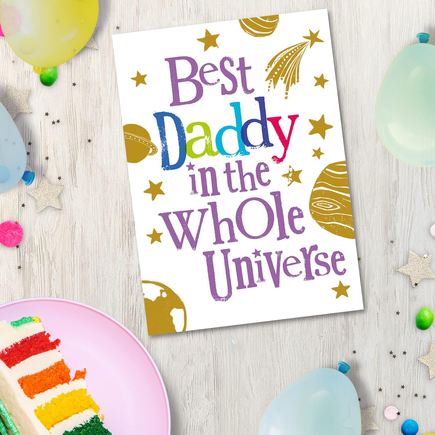 Danilo Promotions LTD Best Daddy In The Universe, Best In The Universe Card, Card For Father, Card For Dad