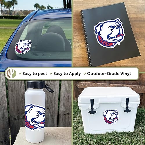 Miniatura 2 de Desert Cactus Louisiana LA Tech University Bulldogs - Calcomanía de vinilo para laptop, botella de agua para automóvil, álbum de recortes (IND 00019)