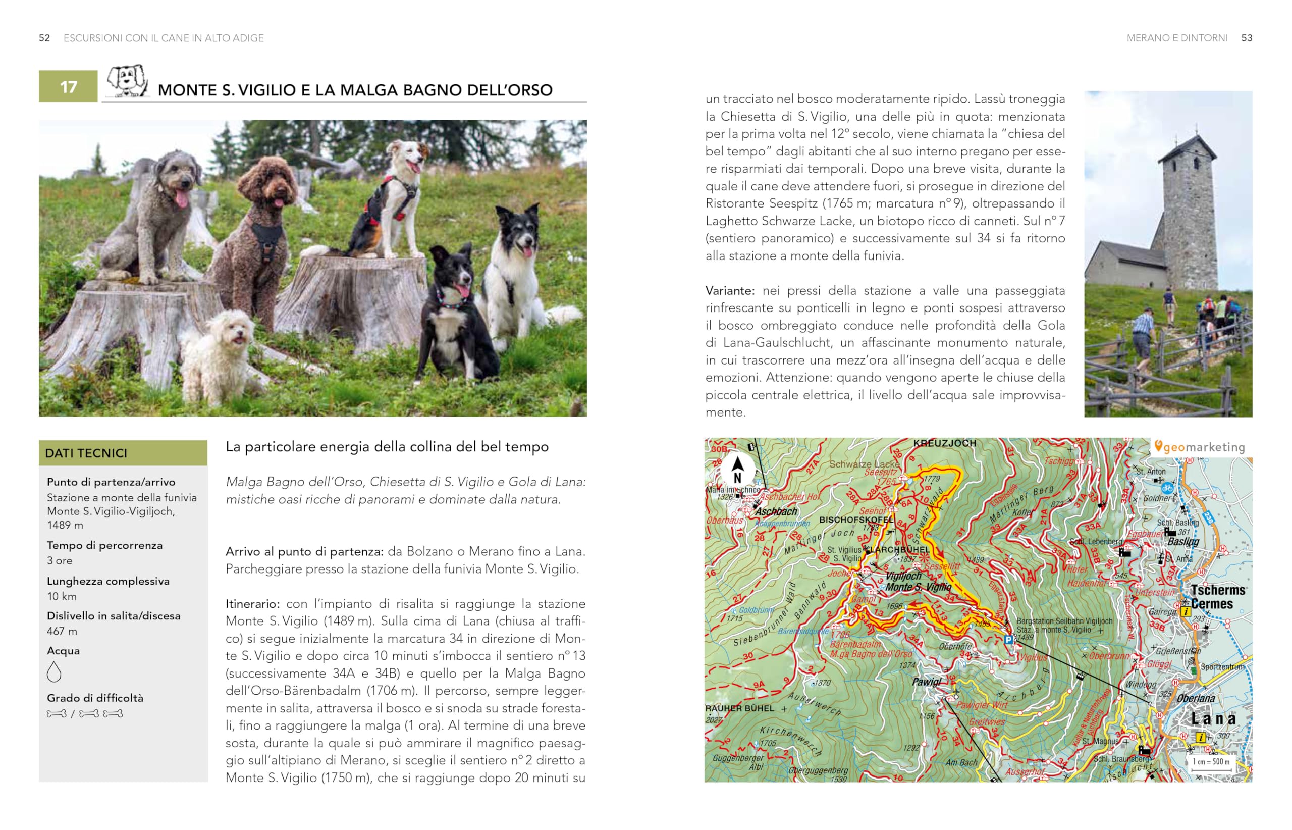 Escursioni con il cane in Alto Adige. 65 itinerari dalla Val Venosta alle Dolomiti