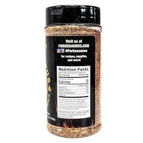 Miniatura 7 de Old World Spices & Seasonings Inc Porkosaurus Steak and Brisket BBQ Rub 11.6 oz. - Caja de 1