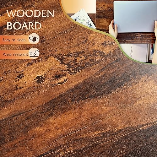 Miniatura 8 de WLIVE Mesa de Centro con Tapa Elevable para Sala de Estar, Mesa de Centro Pequeña con Almacenamiento, Estante Ajustable y Compartimento de Marrón