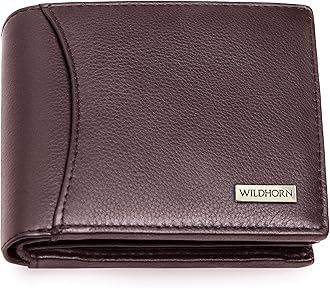 Rfid Protected Leather Wallet For Men, Brown
