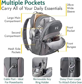 Trail Aspen Day Pack Backpack, 30L, Grey