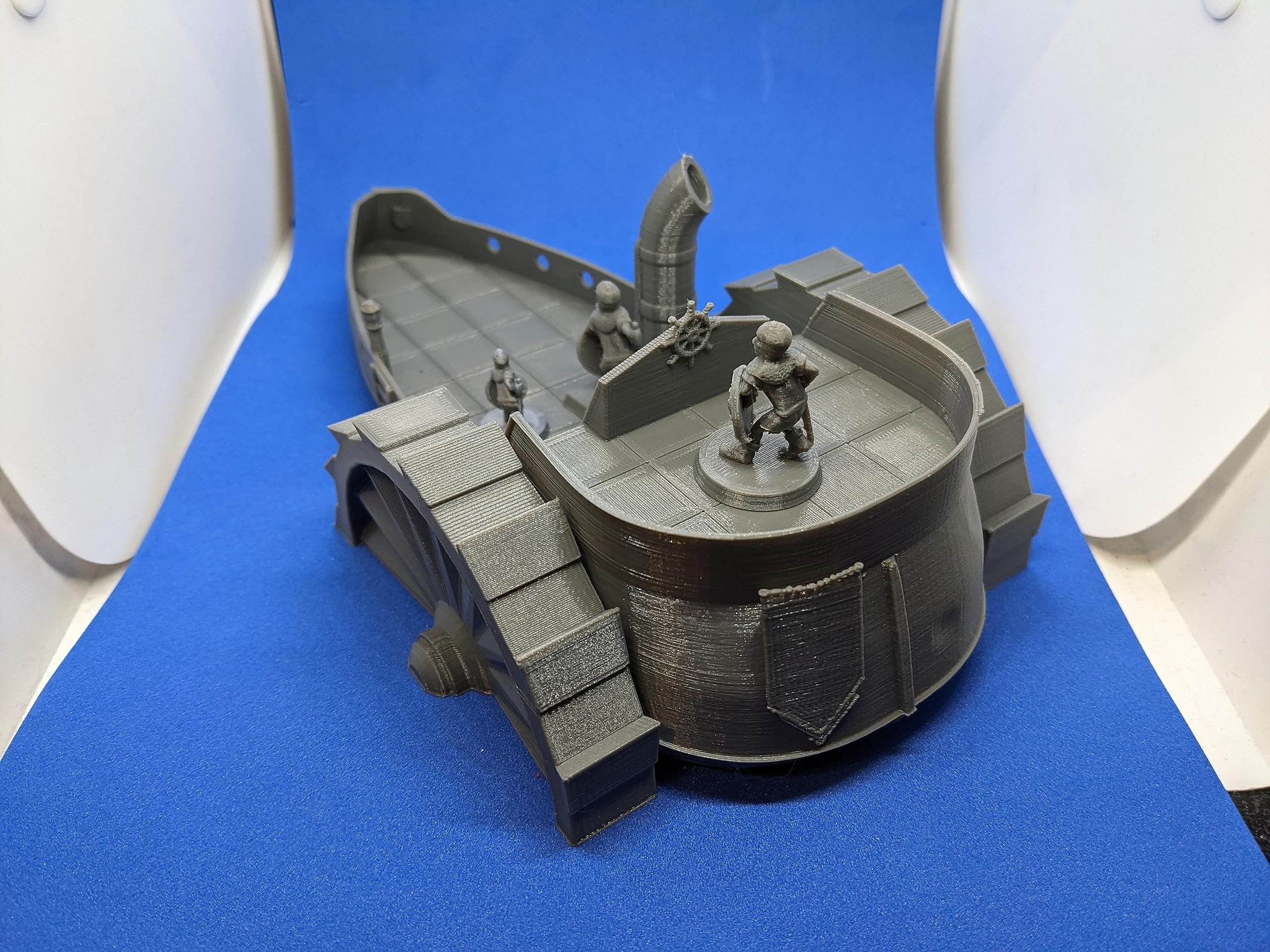 Steam Boat Ship Fleet, Grey - Image 3