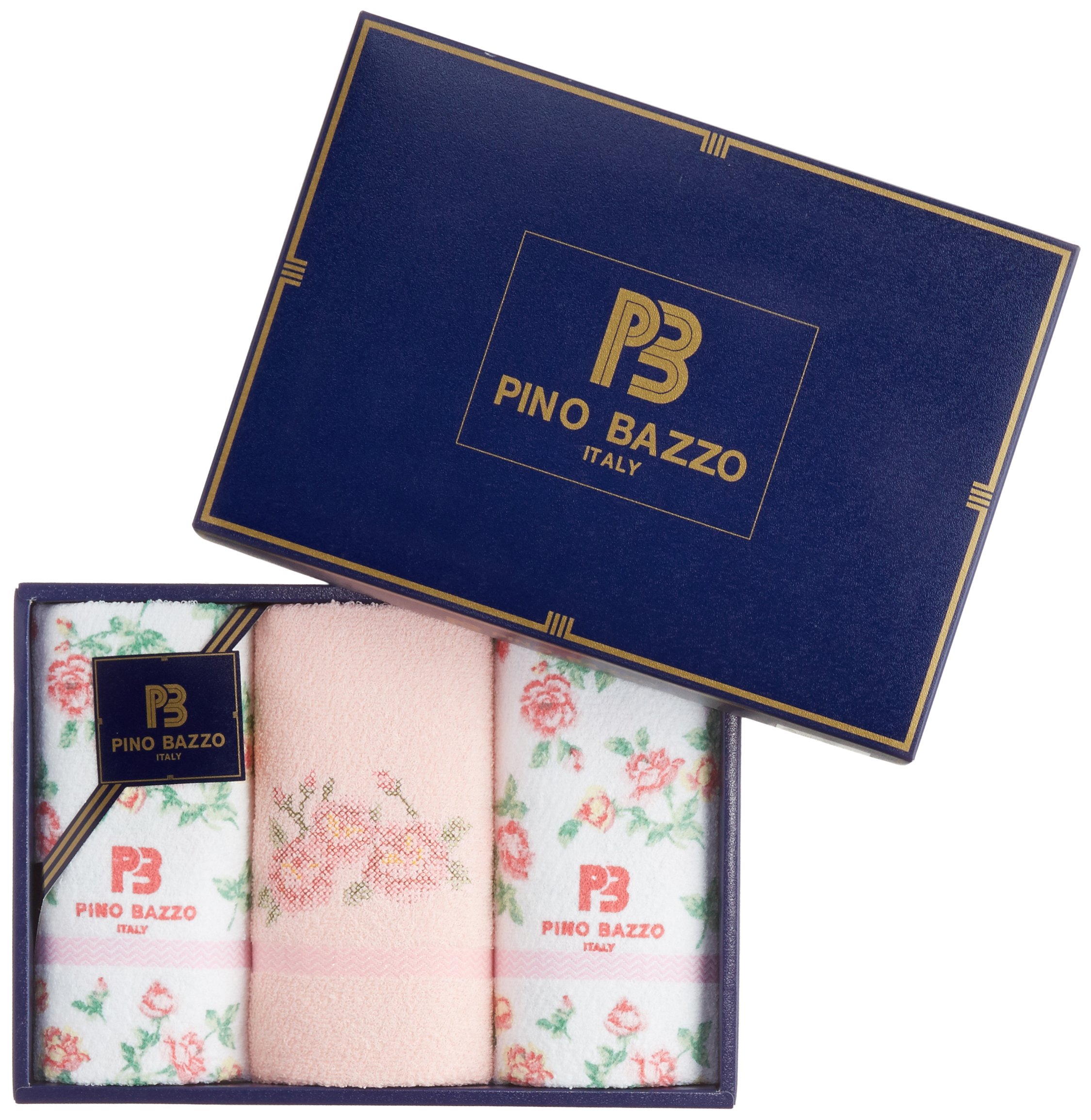 Amazon｜PINO BAZZO フェイスタオル3枚セット ピンク PBN-150
