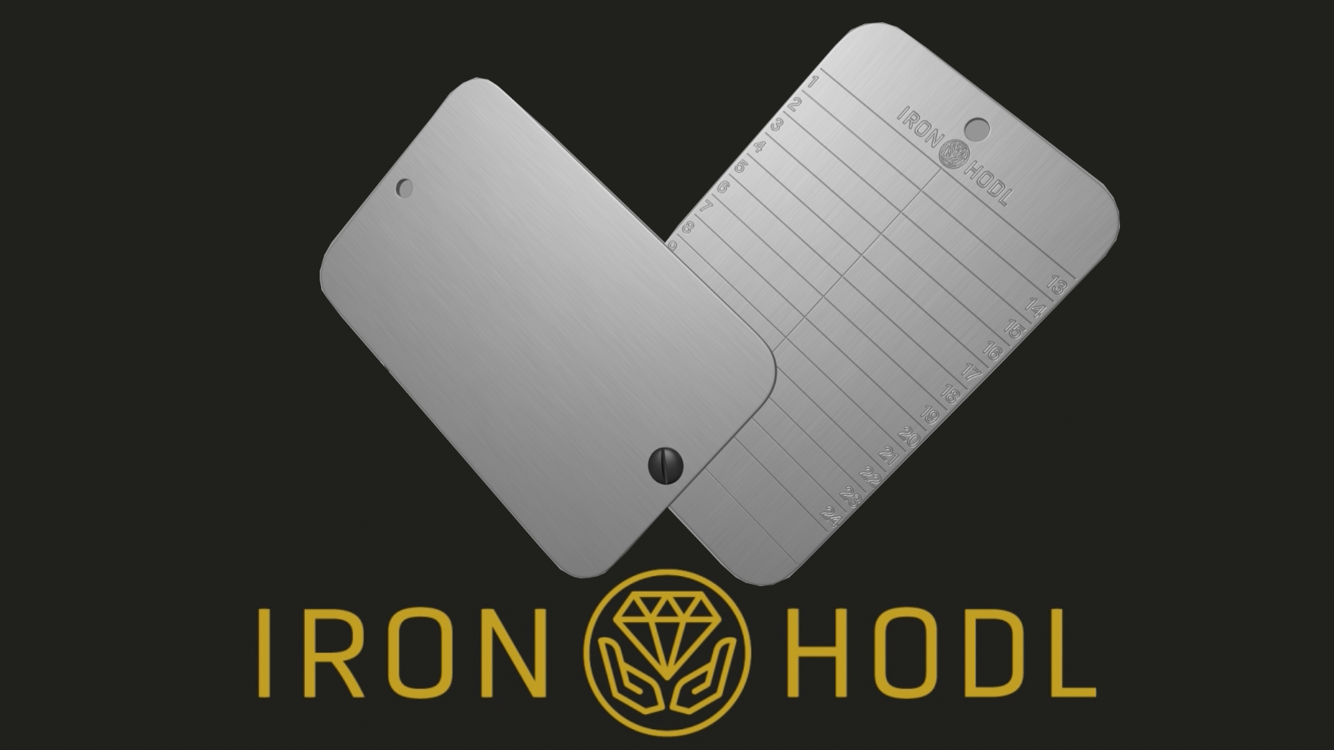 Fireproof Steel Wallet Recovery Plate IRON HODL Crypto Cold Wallet Punch  Set – Metal Seed Phrase Plate With Template, Fireproof & Waterproof Cold  Wallet Crypto