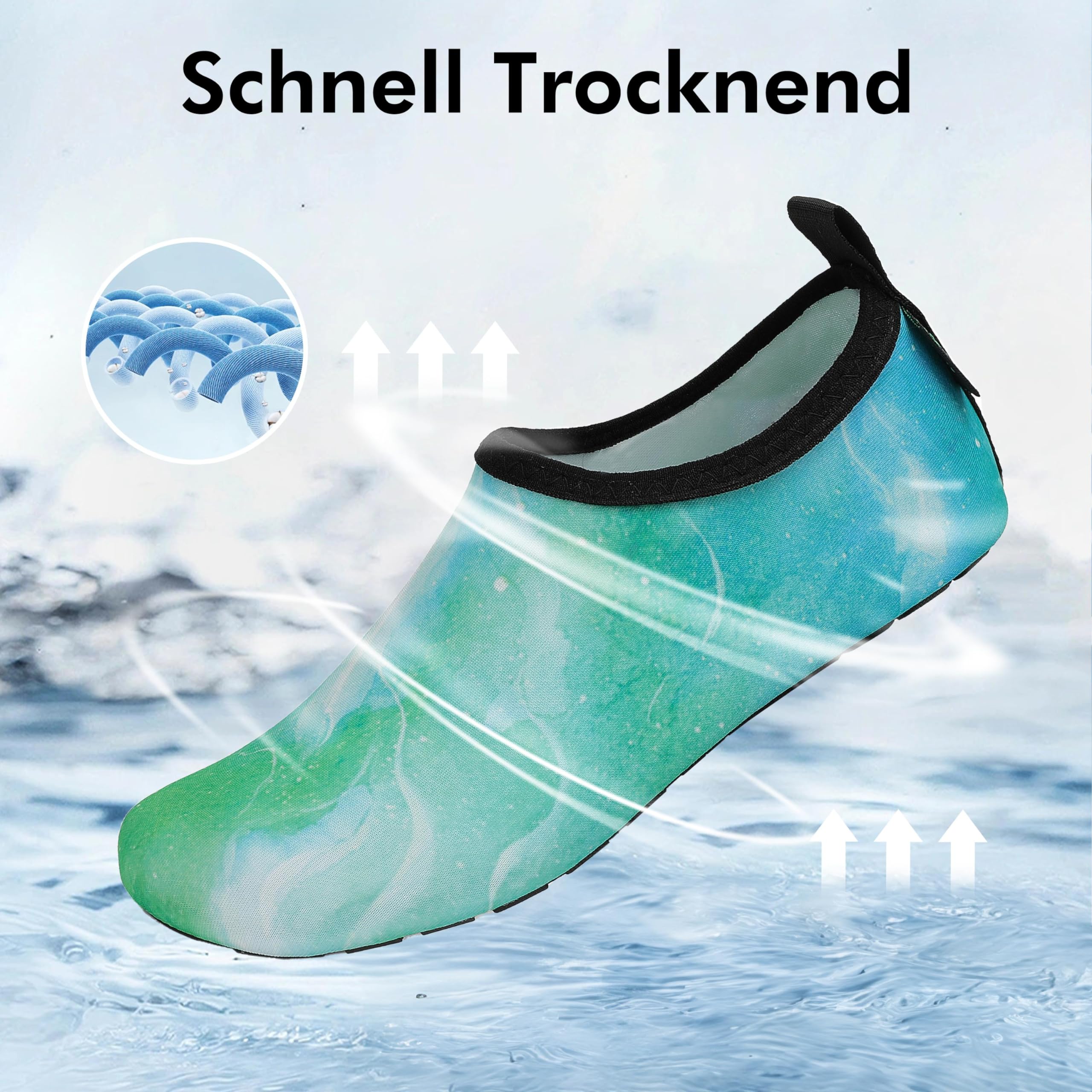 SAGUARO Scarpe da Scoglio Donna Uomo da Immersione Scarpette da Surf Water Shoes Barefoot per Bagno Spiaggia Mare Snorkel Yoga