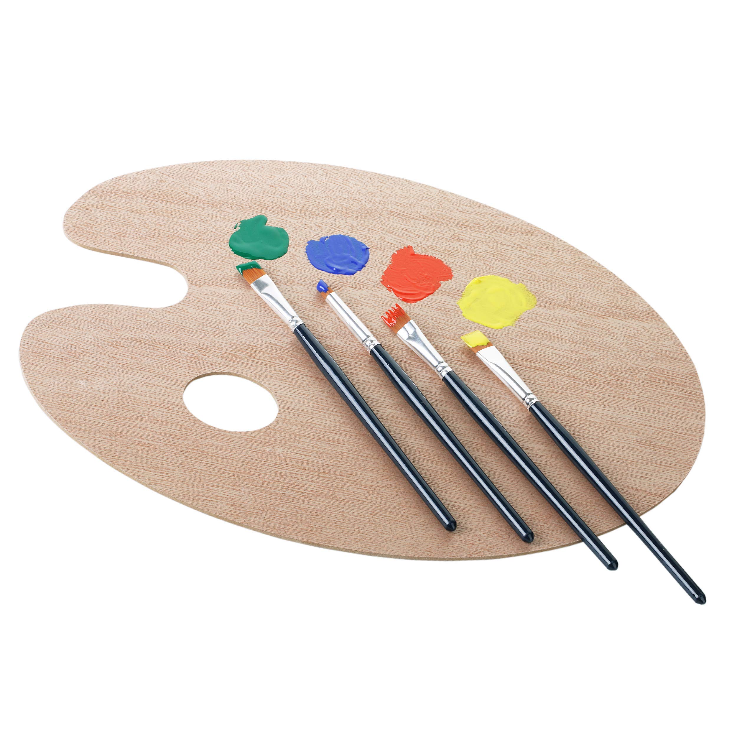 Mr. Pen Wooden Paint Palette, 2 Pack, Artist Palette, Painting Palette