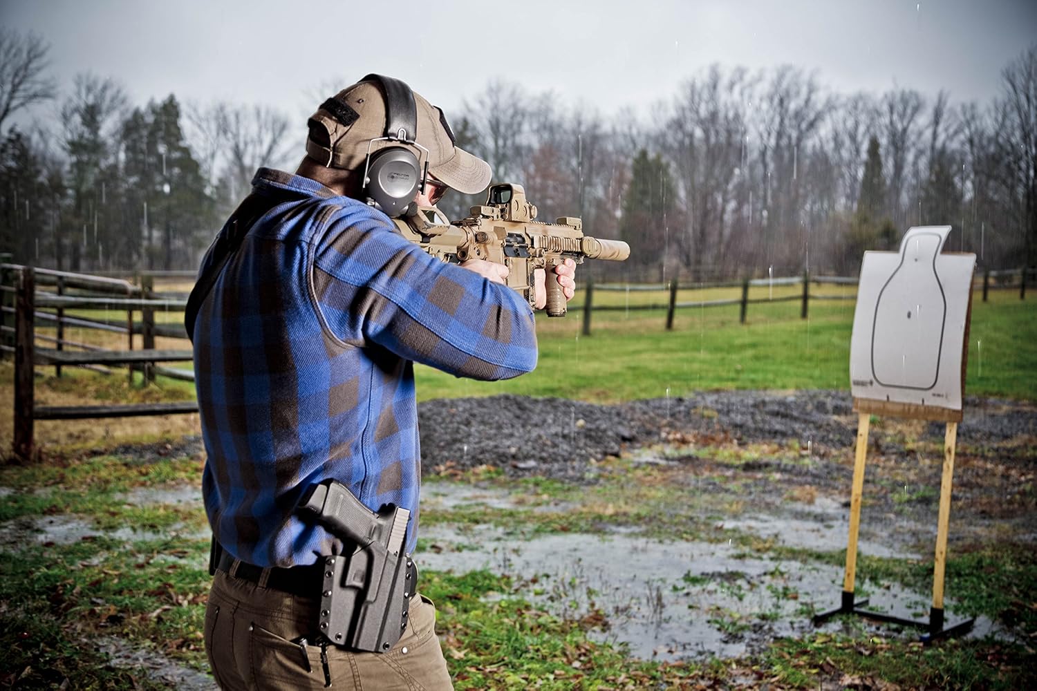 Mission First Tactical MFT Glock 17 22 Gun Holster OWB Outside Waist Band Kydex Boltaron Adjustable Cant US Made