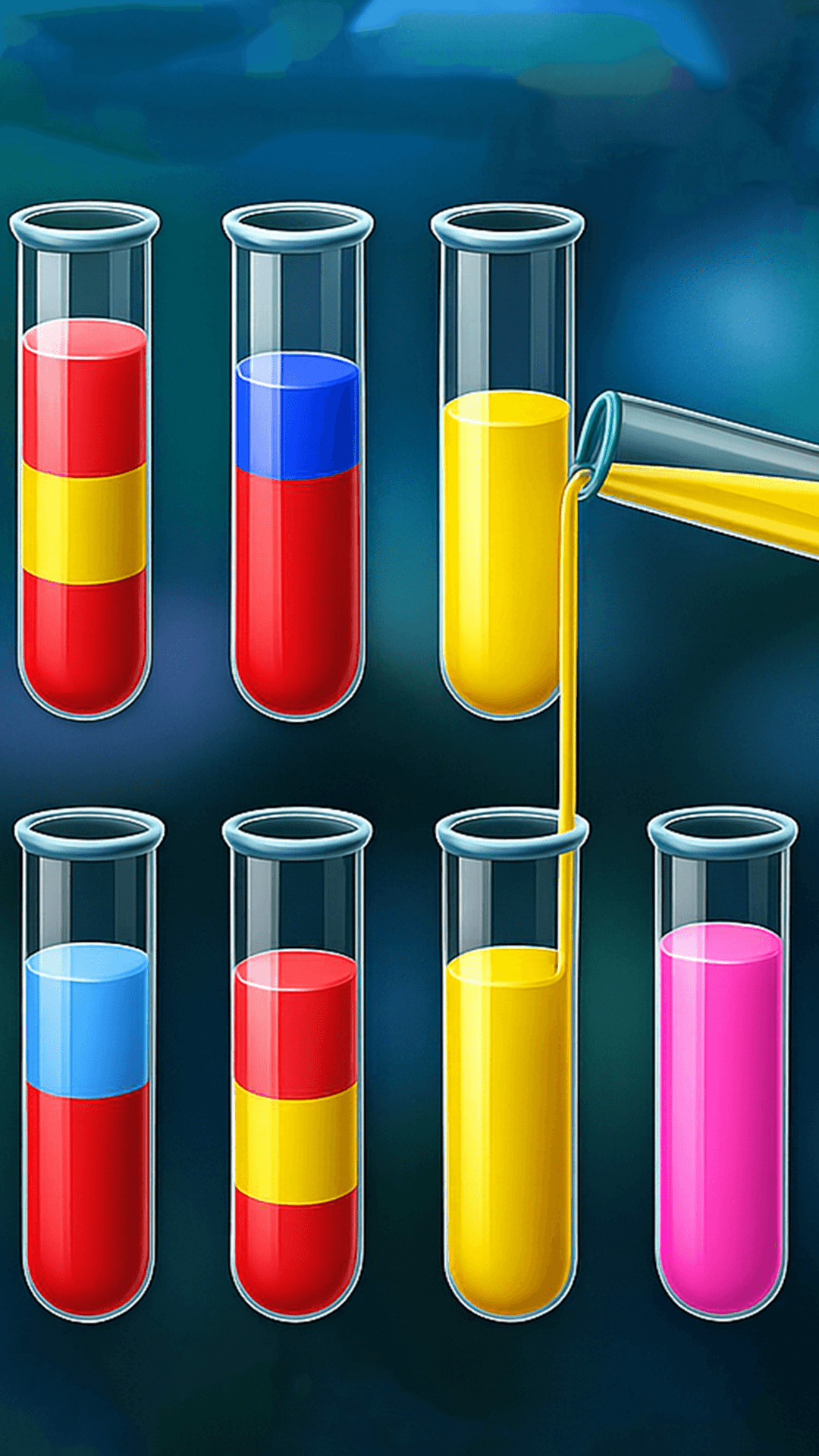 Magic Sort Master Color Water Match Puzzle: Liquid Colors Matching ...