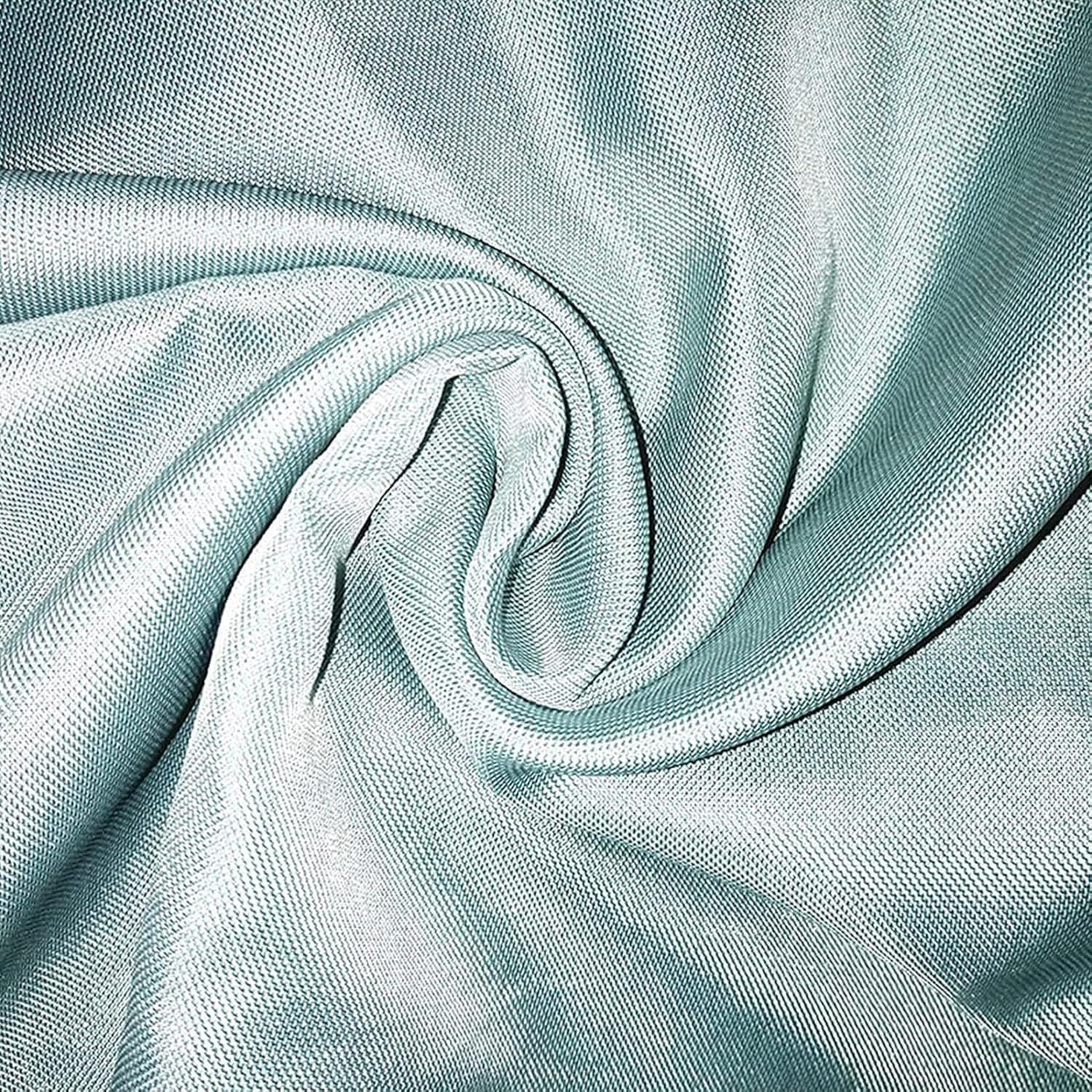 Radiation Protection Suit, 150X66CM Anti Radiation Fabric for Clothing Silver Fiber Faraday Shielding Cloth EMF EMI RF RFID Signal Blocking Conductive Protection Material Washable