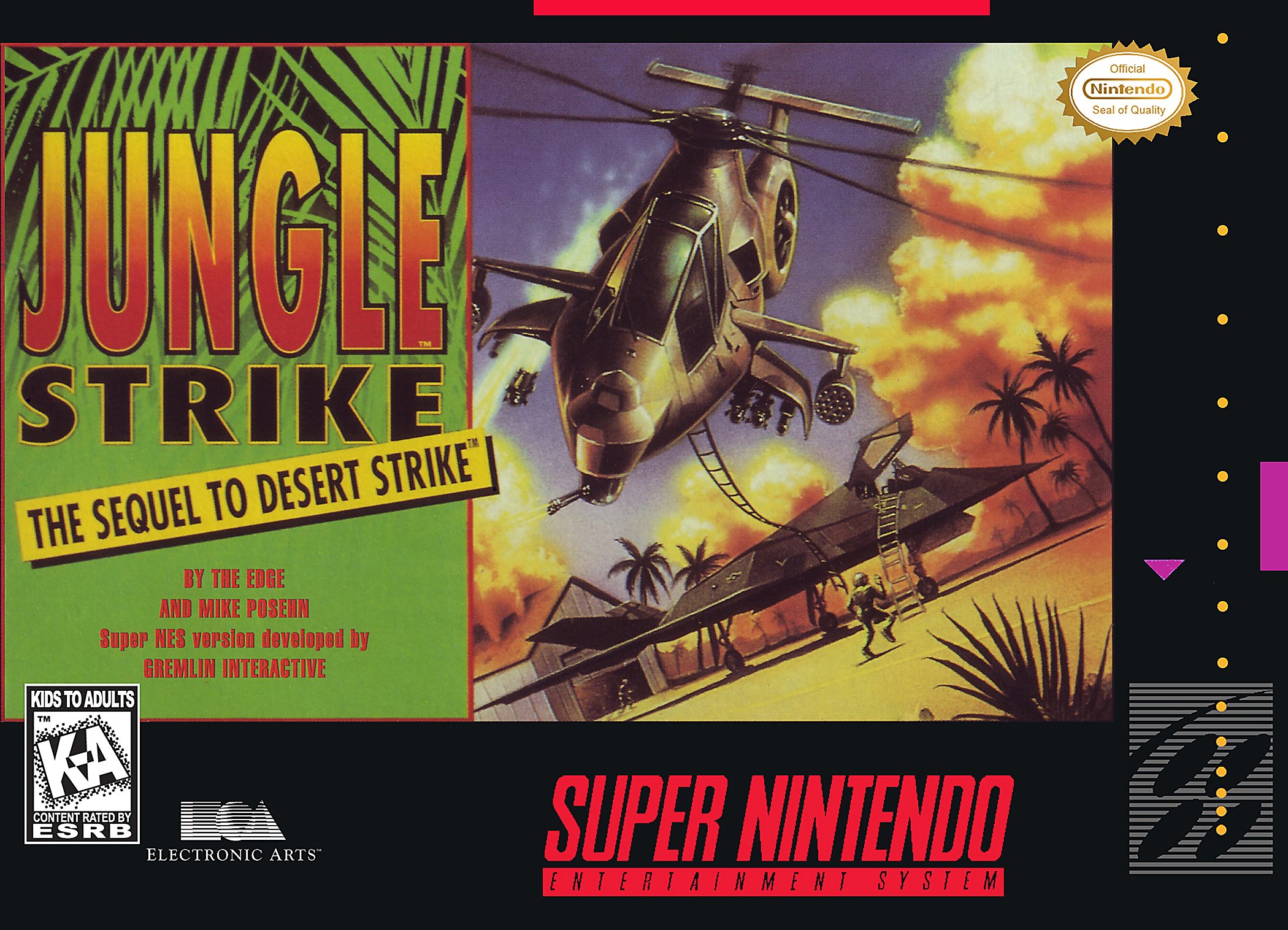 Amazon.com: Jungle Strike - Nintendo Super NES : Video Games