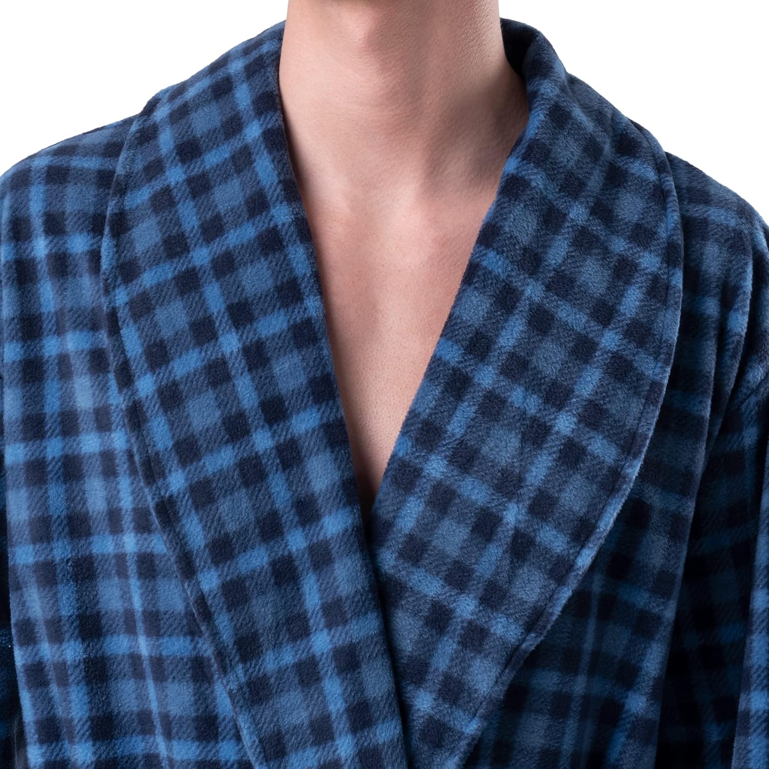 IZOD Men's Printed Microfleece Robe