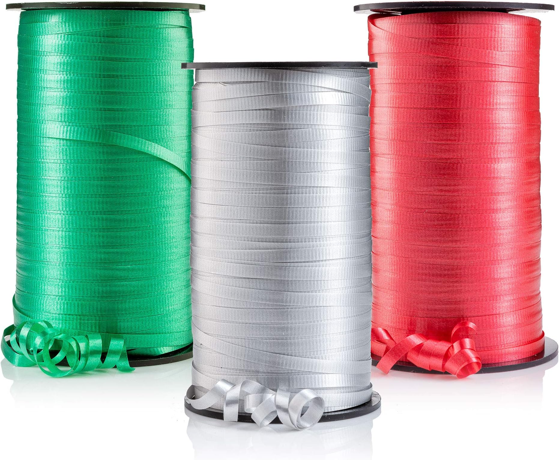 Curling Ribbon, Holiday Christmas Crimped Ribbons, 3