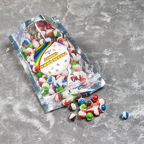 Miniatura 3 de Lollynuts Caramelos liofilizados sabor a bayas silvestres, dulces dulces y crujientes para aperitivos y fiestas, sabores variados de frutas, 6 onzas