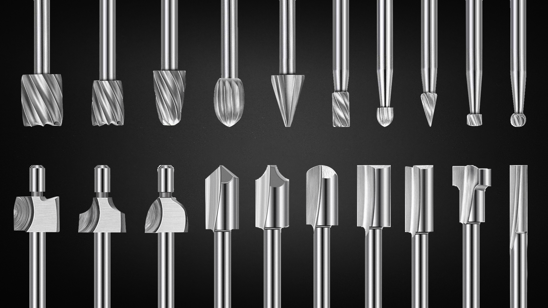 Set 20 Punte Per Incisione E Intaglio | HSS E Carburo, Gambo 3 Mm - Per Legno E Plastica - Foto 4