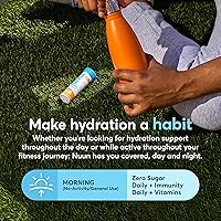 Vista 4 de Nuun Zero Sugar Hydration Electrolyte Tablets - Sodium, Potassium, Chloride, Calcium, Magnesium, Light & Delicious Fruit Flavors, No Sugar, Gluten