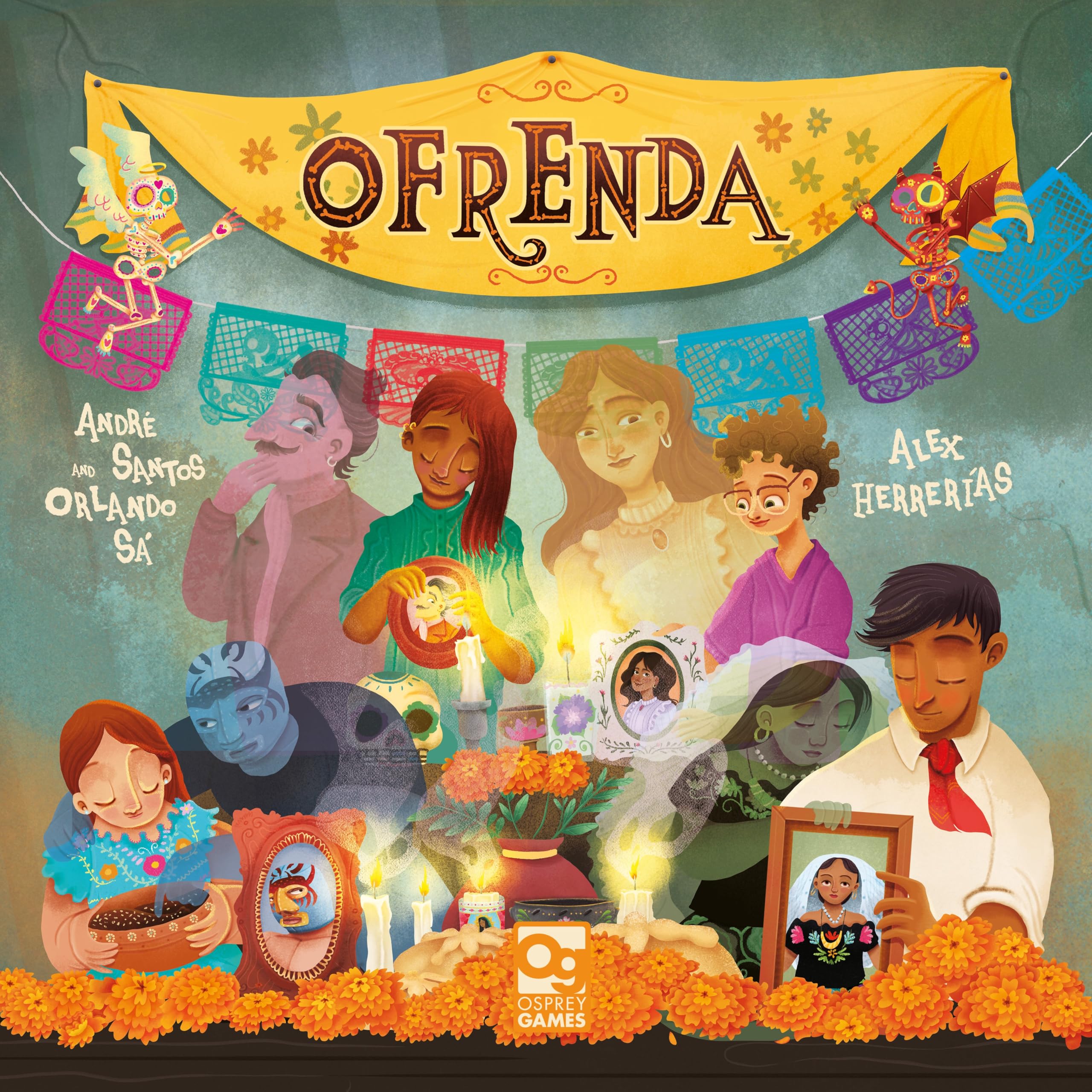 Osprey Games Ofrenda | A Board Game Celebrating the Day of the Dead | 1-4 Players | 60 Minutes Playing Time | Ages 14+