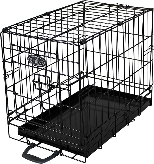 Dog Cage or Crate in Black for Toy Breeds (831)