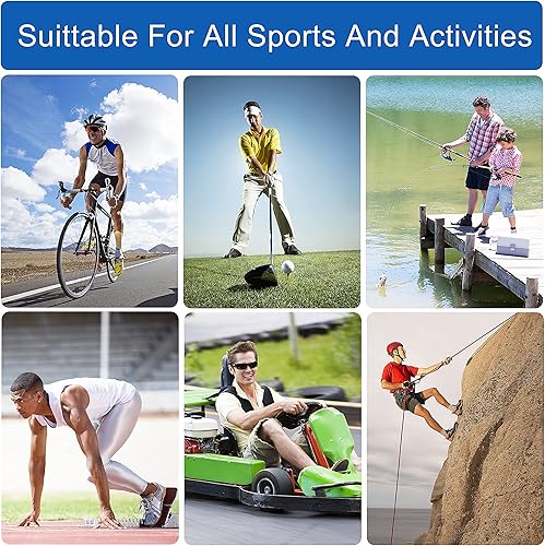 Miniatura 4 de Bellady Mangas de brazo para hombre, manga elástica para tatuaje de brazo, guantes largos sin dedos