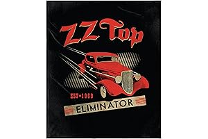 INTIMO ZZ Top Rock Band Blanket, Soft and Cozy Fleece Throw for Music Lovers